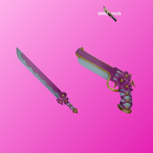 Sakura Set (Sakura knife and Blossom gun) | Murder Mystery 2 | MM2Hub